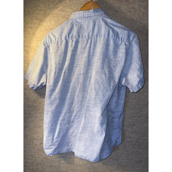 Cactus Man Ricky Singh Slim Fit Size XL Blue Button Up Short Sleeve - Picture 2 of 7